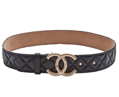 chanel letter belt